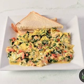 FLORENTINE EGGS WITH HOME FRIES