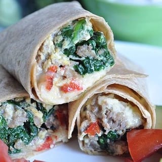 SKINNY BURRITO WITH HOME FRIES