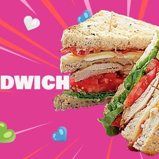 GRILLED CHICKEN CLUB SANDWICH WITH FRIES